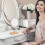 ROSENICE Square Tabletop Mirror with LED Lights 1 Set 4