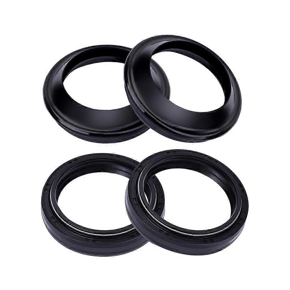 Front Fork Damper Shock-Absorber Dust Oil Seal 41X53x8/10.5 Replacement, 2 Pack, Plastic For All Motorcycle Types Off-Road Racing Cruising 6901168019603