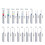 36pc Terminal Removal Tool Kit Pin Extractor Tool Compatible with Electrical Wire Connectors 3