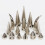 Punk Spikes Modeaccessoarset 10 delar 4