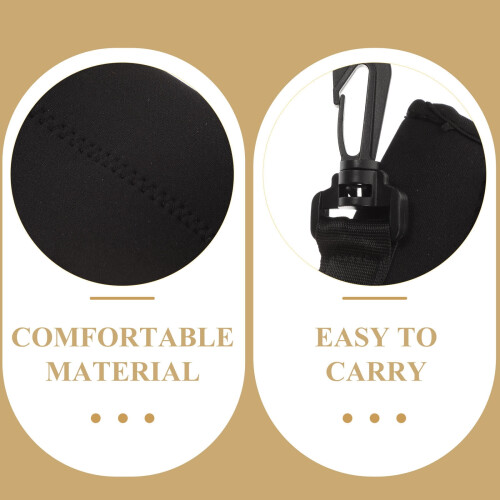 Black Baseball Bat Cover Static-Resistant Lightweight 2