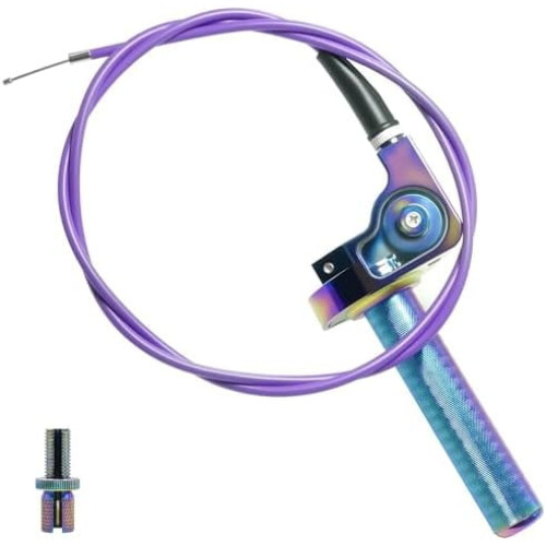 CNC Aluminum Throttle Grip 7/8 inch with Cable