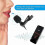 Compatible with Tour Guide Megaphone Lavalier Wired Microphone, Mono Unidirectional, 1.5m Cable 2