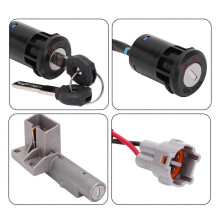 Contactslotset met cilinder, compatibel met Surron Light Bee X, direct vervangingsonderdeel voor elektrische offroadfiets.