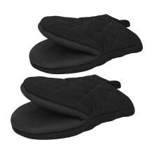 Gants de cuisine résistants à la chaleur jusqu'à 260 C, doublés de coton, double couche