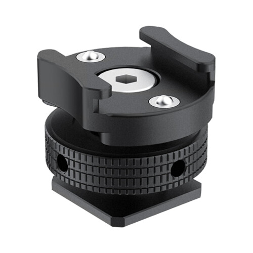 360 draaibare microfoonhouder met cold shoe-bevestiging