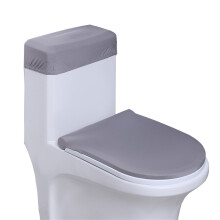 Happon WC-fedél és tartálytakaró szett, szürke, 2 db-os