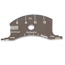 8Pièces Accessoire Pont Violon Noir Mesure Hauteur Et Distance