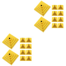 20Pièces Porte-Drapeaux De Plastique Pour Petits Drapeaux