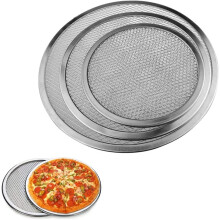 Pizza sitá z hliníkovej zliatiny 10, 12, 14 palcov, 3 balenia