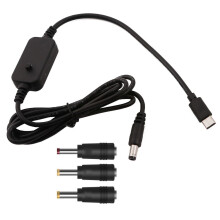 USB-C auf 2,5 x 0,7 mm verstellbares PD-Stromkabel