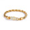 Collier torsadé serti de diamants 6 mm 1