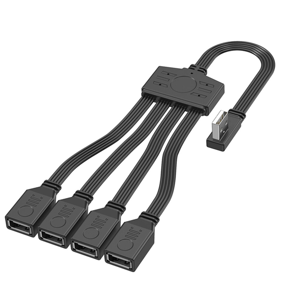 Usb To Usb 2.0 Adapter Cable 4-Port Splitter For Phone 9122141392057