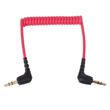 3,5mm TRS mikrofonní kabel (samec-samec), pravoúhlý