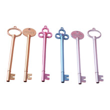 Schlüsselförmige Gelstifte, 0,38 mm Spitze, 6er-Pack