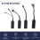 4-Pack 5V PoE Splitter, 48V to 5V 2.4A Adapter with Micro-USB Plug, for IP Camera,Tablets,for Raspberry Pi and More 3