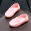 Μοκασίνια για νήπια κορίτσια, μαλακά, φλατ παπούτσια, ροζ, μέγεθος 21 2