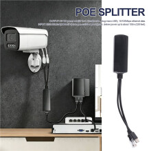 4-Pack 5V PoE-Delare, 48V Till 5V 2,4A-Adapter med Mikro-USB-Kontakt, för IP-Kamera, Surfplattor, för Raspberry Pi och Mer