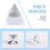 Prism Optical Glass Pyramid 40mm High Rectangular Polyhedron Suitable for Teaching Experiments 5