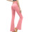Women's Yoga Pants Solid Color High-Waist Micro-Flare 1
