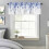 Blue Eucalyptus Valance Rod Pocket 54x18in 3