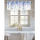 Blue Eucalyptus Valance Rod Pocket 54x18in 7