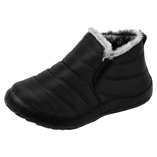 Damen-Winterstiefeletten mit Fellfutter, wasserdicht