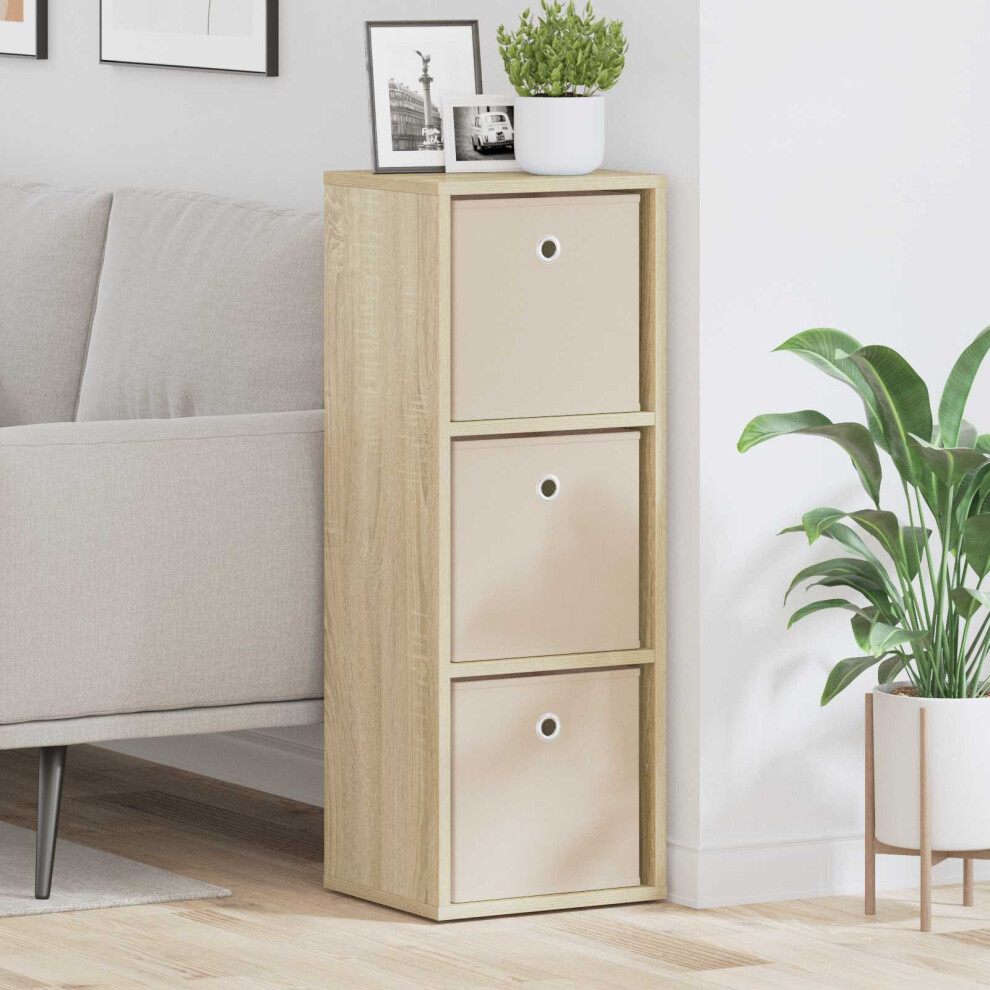Vidaxl Sideboard With Drawer Sonoma Oak 30.5 X 27 X 84.5 Cm