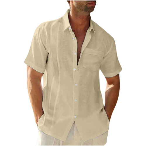 Men's Summer Gradient Short Sleeve Round Neck Tee