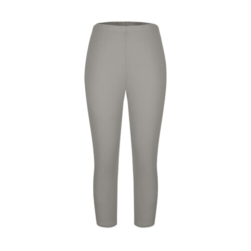 Women's Plus Size Capri Pants Gray Polyester Spandex L-5X