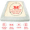 Drap-housse Queen en microfibre brossée, poches profondes, gris clair 3