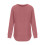 Women's solid round neck long sleeve tunic top 4