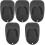 5Pièces Extension ABS Noir Support Stable 5