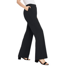 Women's tummy control bootcut pants plus size