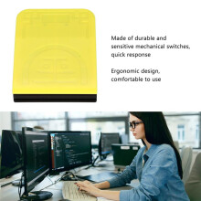 Single Foot Pedal Wireless 2.4G Wired USB Three Connection Mode High Sensitivity Ergonomic Foot Pedal