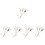 15Pièces Râteaux Miniatures Bois Fer Décor Maison 4