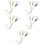 15Pièces Râteaux Miniatures Bois Fer Décor Maison 6