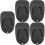 5Pièces Extension ABS Noir Support Stable 3