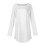 Women's Long Sleeve Round Neck Tunic Top White S 4