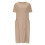 Plus Size Casual Kjole til Kvinder Khaki 3XL 6