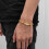 Collier torsadé serti de diamants 6 mm 3