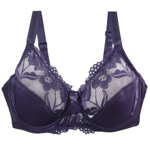 Women's Full Cup Lace Bra Unpadded, 36DD–46DDD