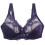 Women's Full Cup Lace Bra Unpadded, 36DD–46DDD 1