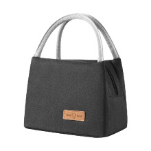 Bolsa térmica para almoço Viflosae, dupla camada em tecido Oxford, pacote com 1 unidade.