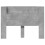 VidaXL vidaXL Storage Headboard with LED Concrete Grey Engineered Wood 5