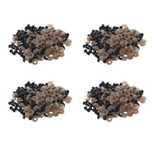 400Pcs 6mm Black Plastic Safety Eye Washers for Teddy Toy Eyes Puppet Doll
