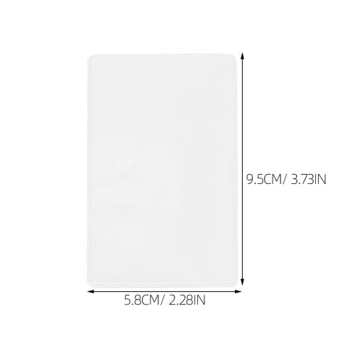Transparante plastic kaartbeschermers (50 stuks) 1