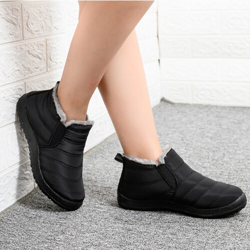 Botas de neve femininas com largura extra, tamanho 10. 1