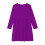 Vestido de princesa roxo, corte A, com mangas compridas, para meninas. 4