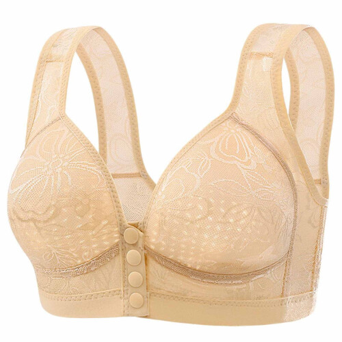 Bequemer, einfarbiger Spitzen-Bralette für Damen, BH-Größe 1